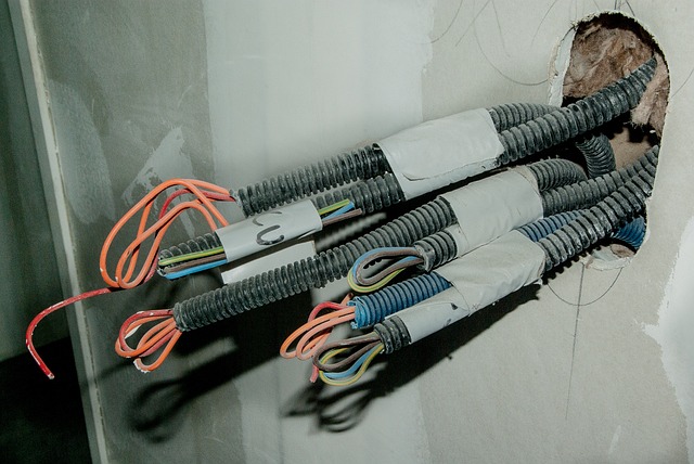 Tirage de câbles électriques