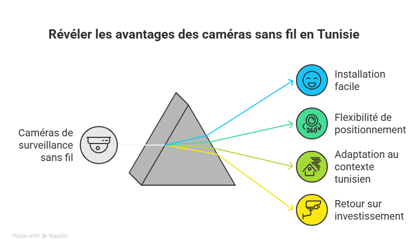 Caméra de surveillance sans fil en Tunisie