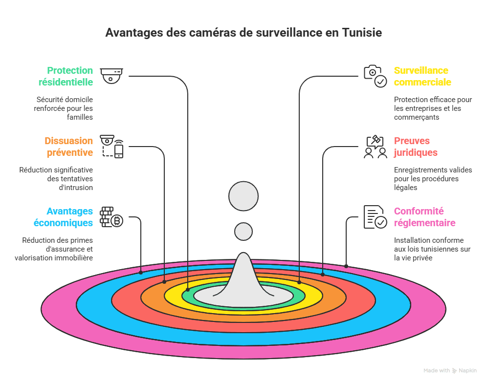 Installation kit de caméra de surveillance en Tunisie