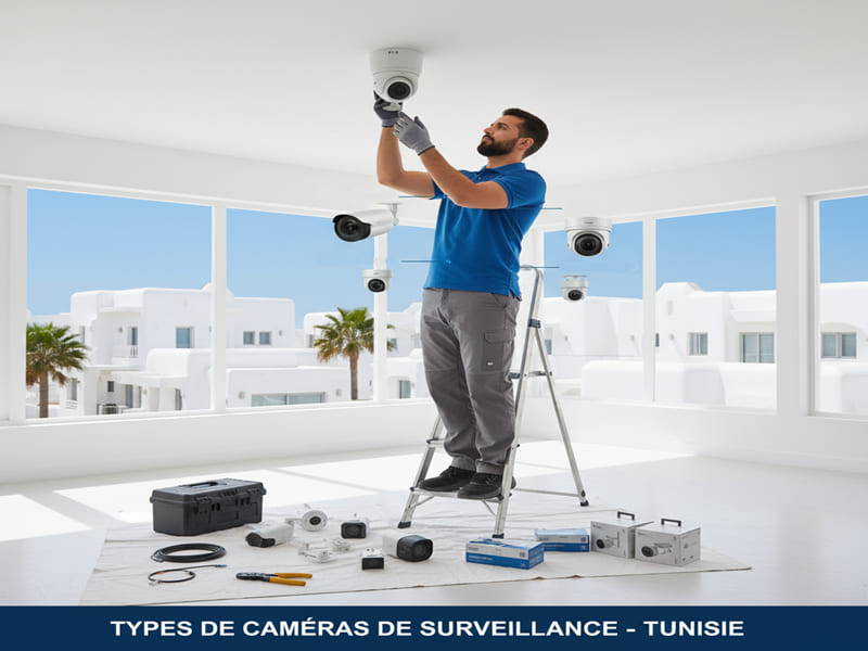 Types de caméra de surveillance en Tunisie