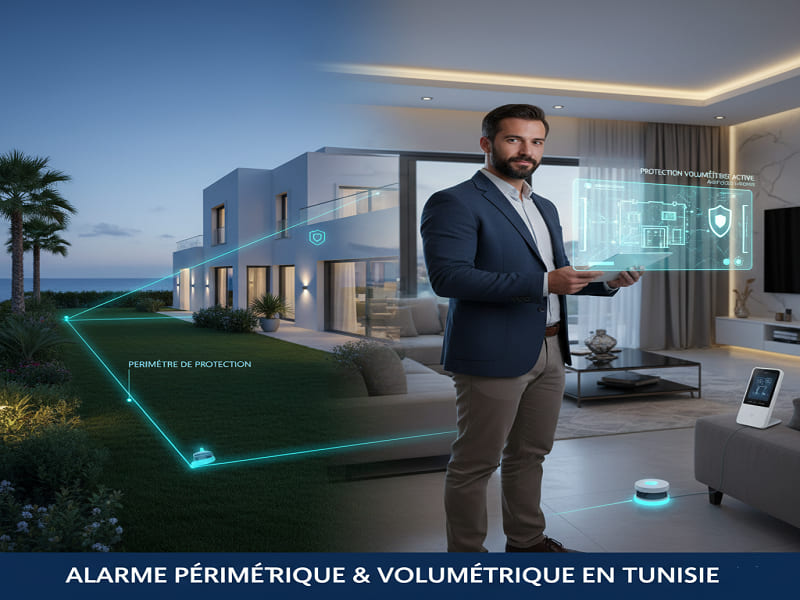 Alarme périmétrique ou volumétrique en Tunisie : Guide complet pour sécuriser votre bien