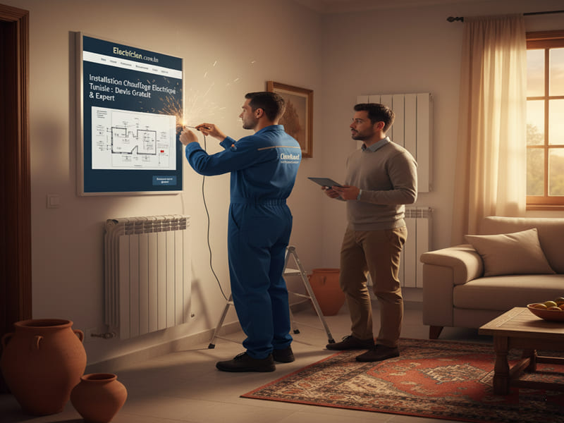 Installation chauffage électrique Tunisie