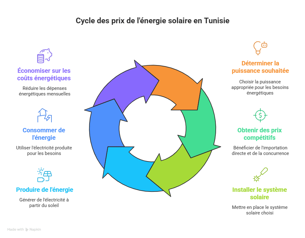 Prix d'installation photovoltaïque en Tunisie