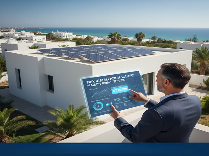 prix panneau solaire pour maison 100m2 tunisie