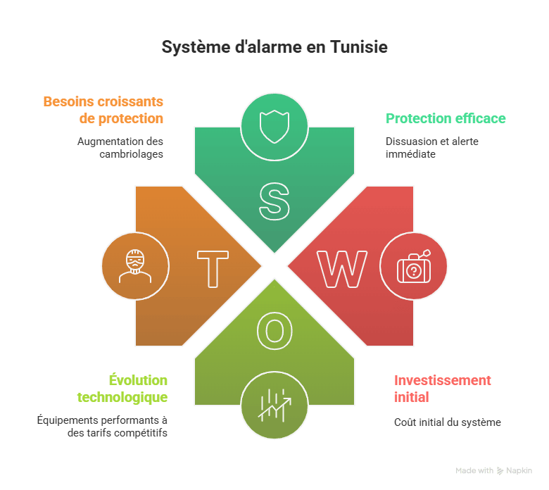 Pose d’alarme en Tunisie