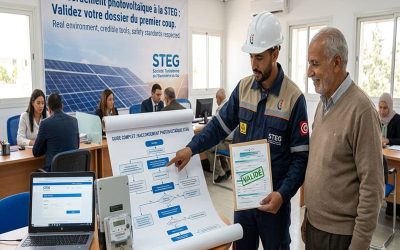 Raccordement photovoltaïque à la STEG : le guide complet pour valider votre dossier du premier coup