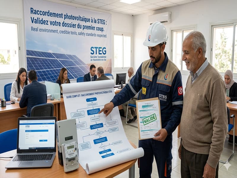 photovoltaïque steg tunisie